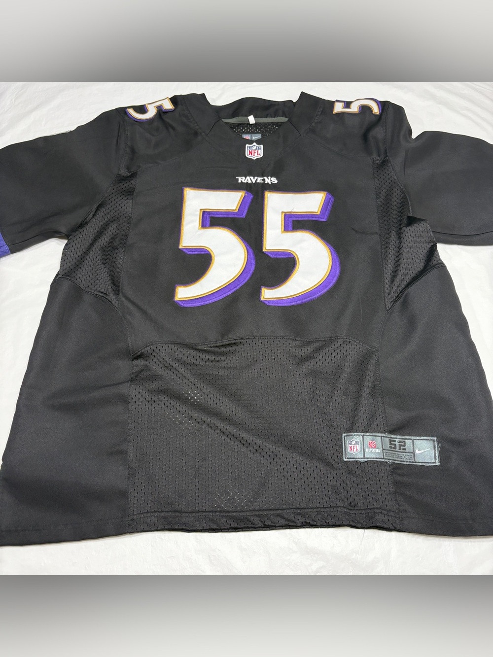 Baltimore Ravens Terrell Suggs #55 Black Nike NFL Jersey Men’s 52 XXL